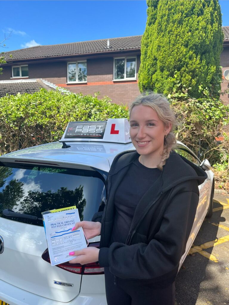 Sienna driving test passed 4th July Chorley driving test centre