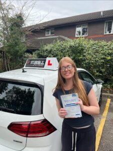 Alice driving test passed in chorley
