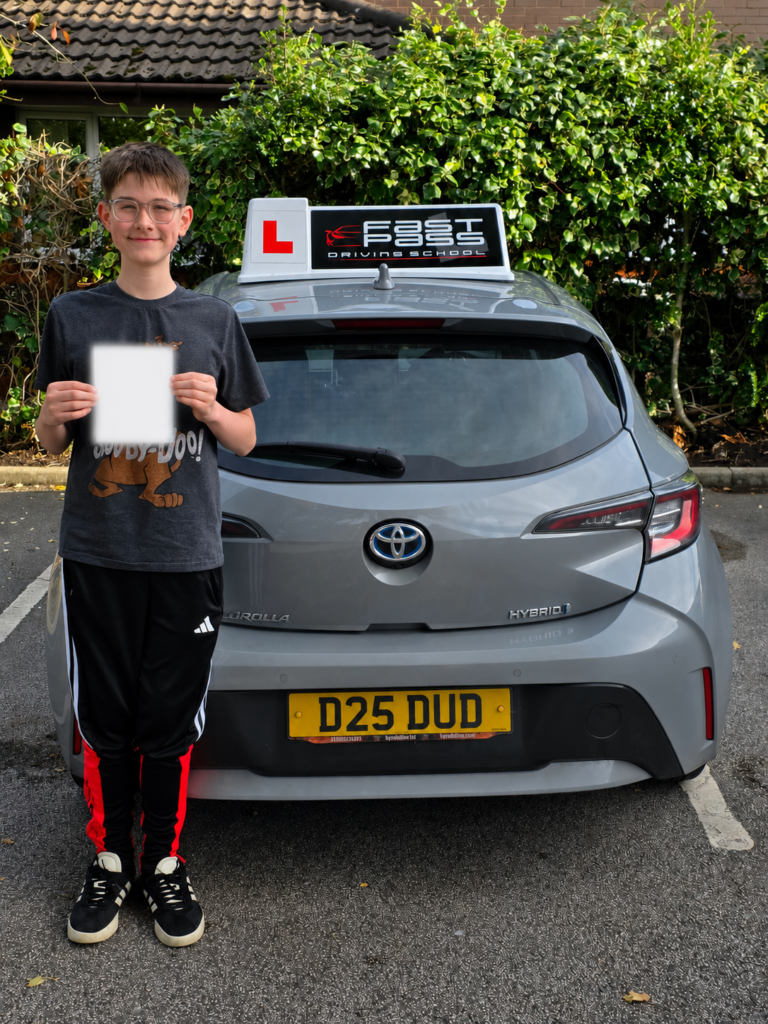 Noah Fox driving test passed in Chorley 1st September 2026