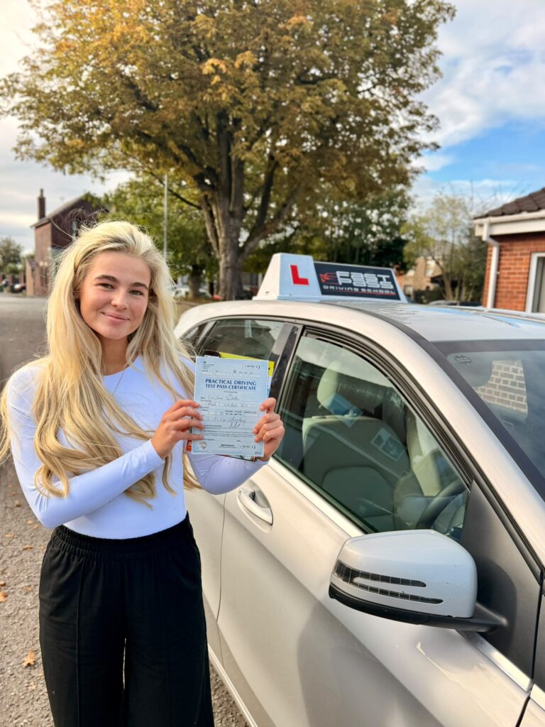 Luchia passed Chorley with instructor Andras