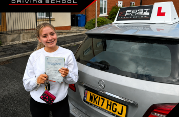 Driving test passed Imogen from Chorley